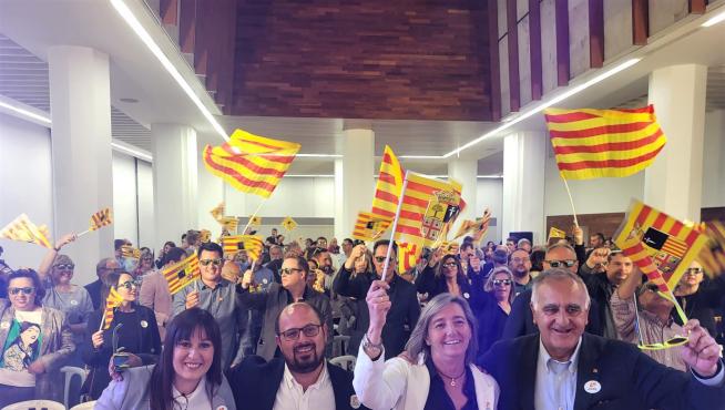 Mitin de cierre de campaña del Partido Aragonés en Teruel.