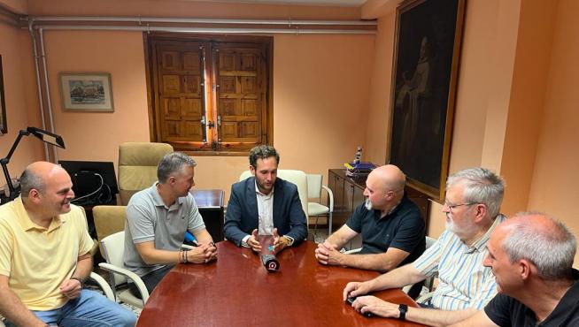 Visita de Isaac Claver a Jaca.