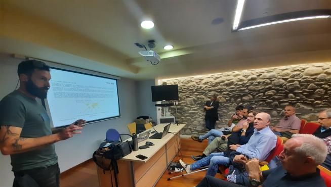 Presentación del proyecto en Benasque.