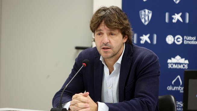 Josete Ortas, consejero delegado de la SD Huesca.