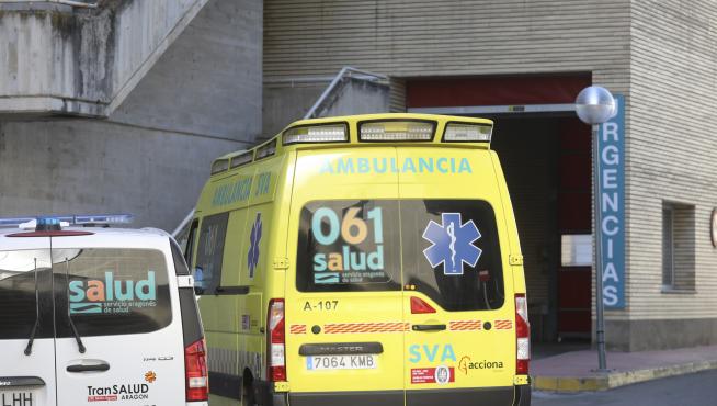 Ambulancia en el Hospital San Jorge