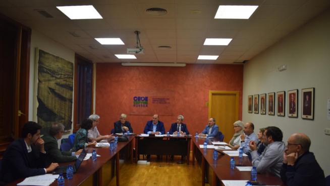 Reunión de CEOE-CEPYME Huesca.