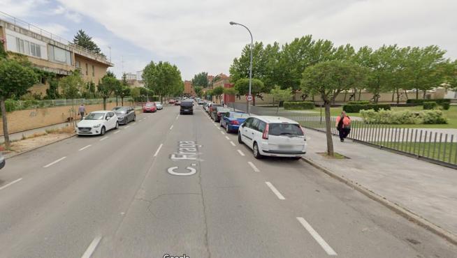 El accidente ha tenido lugar en la calle Fraga de Huesca.
