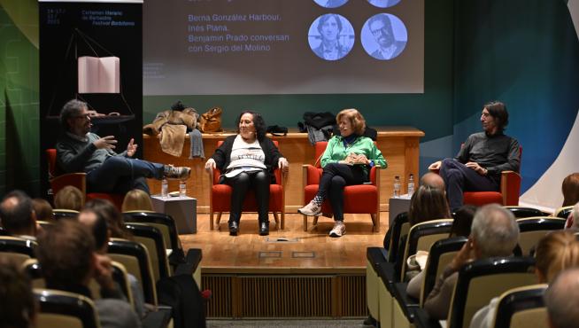 Sergio del Molino, Inés Plana, Berna González Harbour y Benjamín Prado hablaron de novela negra.