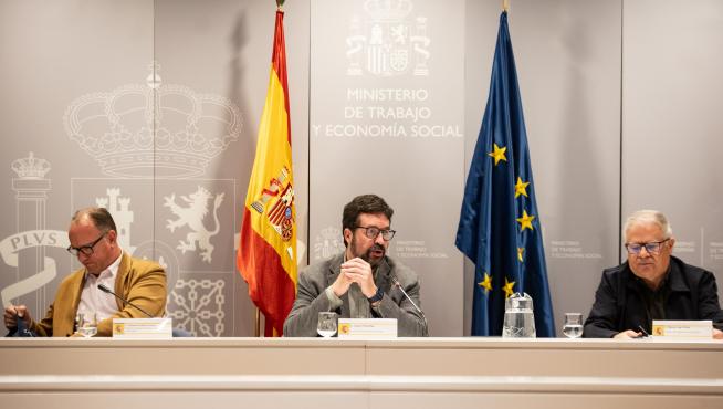 El secretario de Estado de Trabajo y Economía Social, Joaquín Pérez