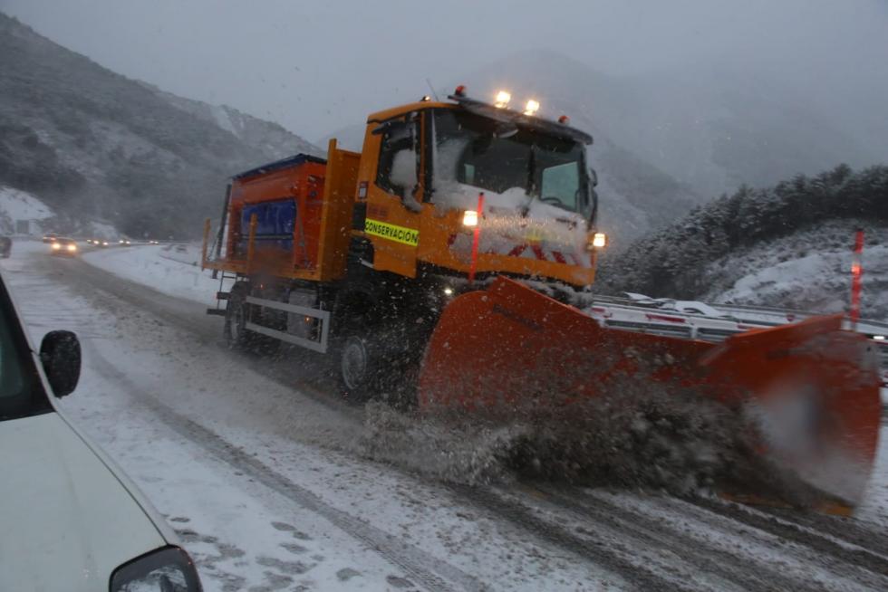Temporal de nieve en la provincia de Huesca