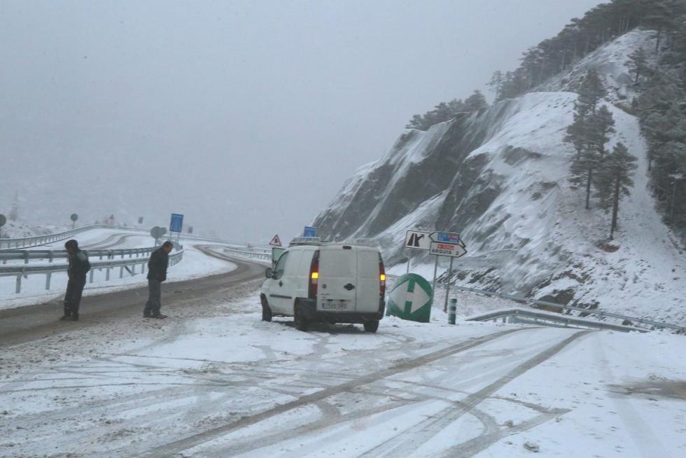 Temporal de nieve en la provincia de Huesca