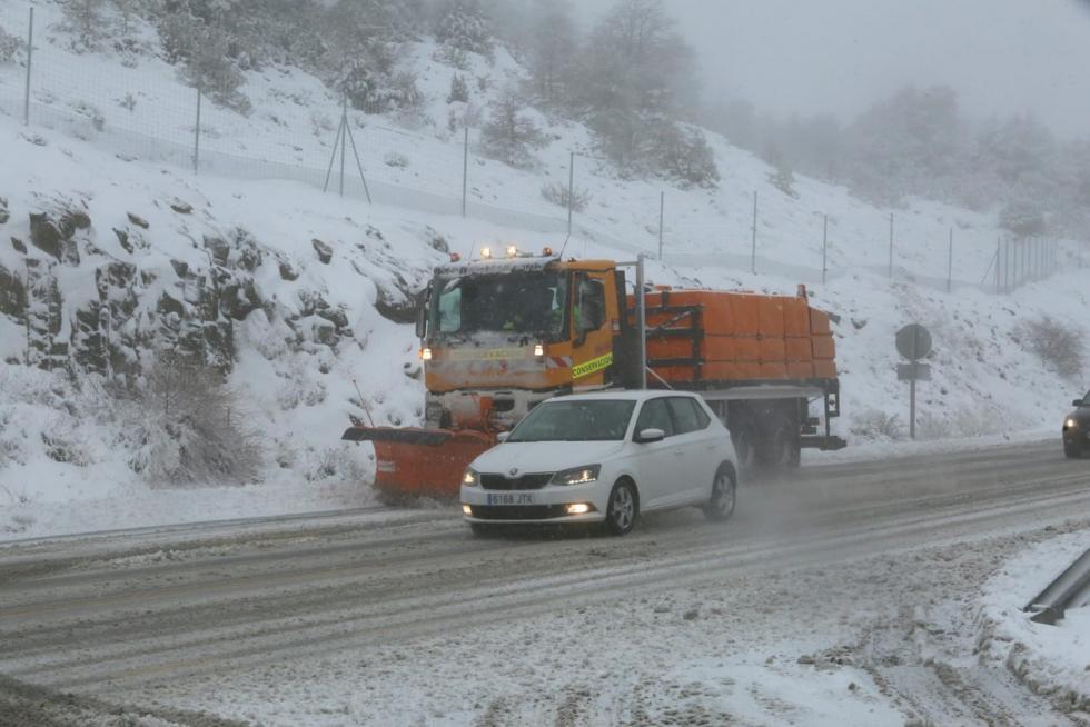 Temporal de nieve en la provincia de Huesca