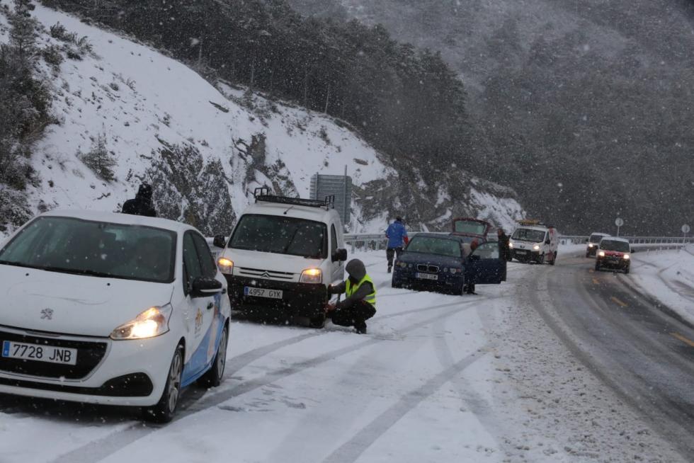 Temporal de nieve en la provincia de Huesca