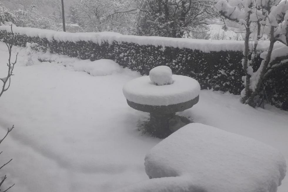 Temporal de nieve en la provincia de Huesca