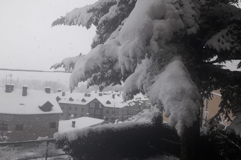 Temporal de nieve en la provincia de Huesca