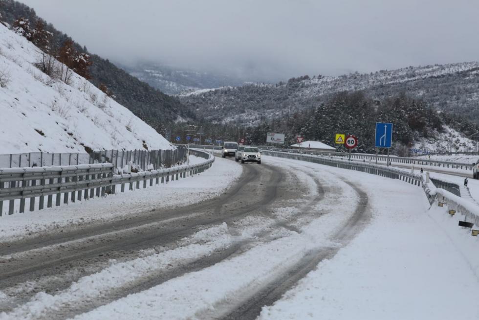 Temporal de nieve en la provincia de Huesca