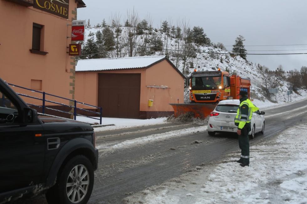 Temporal de nieve en la provincia de Huesca