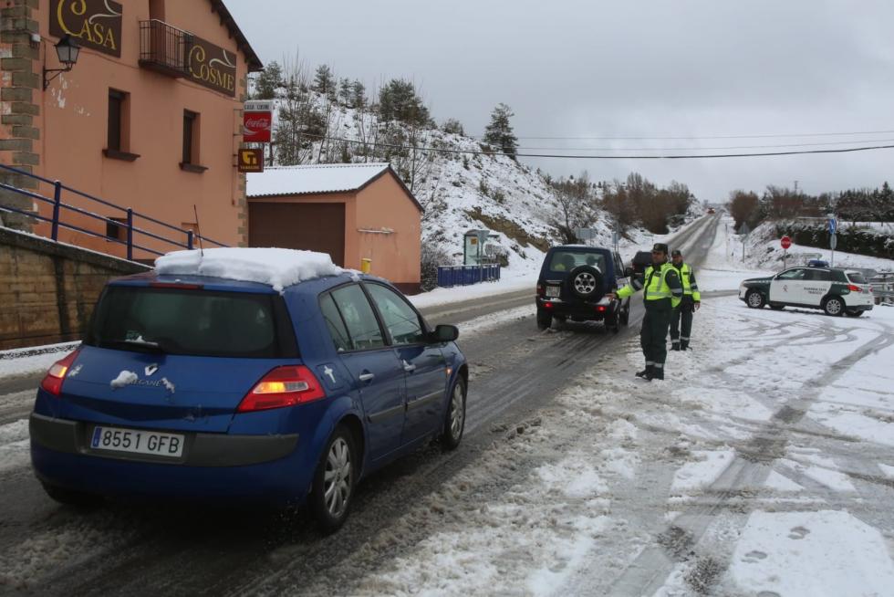 Temporal de nieve en la provincia de Huesca
