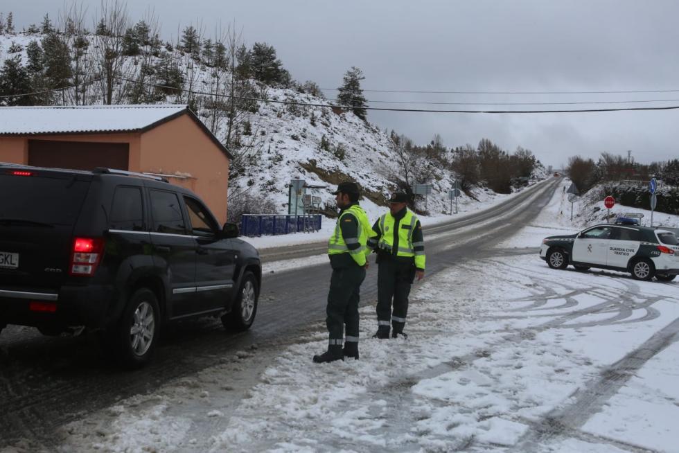 Temporal de nieve en la provincia de Huesca