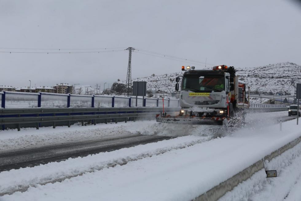 Temporal de nieve en la provincia de Huesca