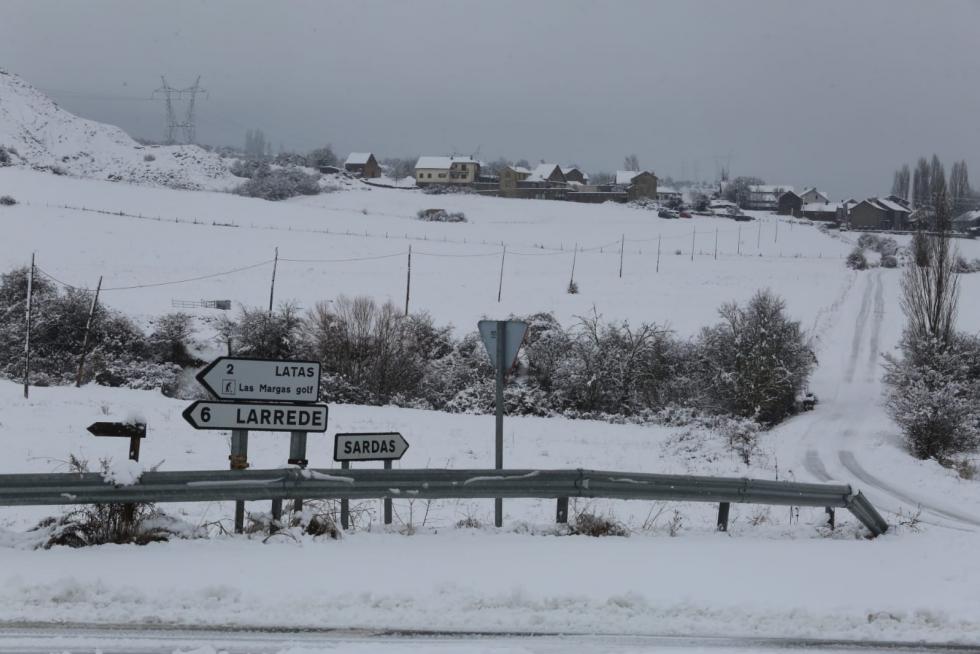 Temporal de nieve en la provincia de Huesca