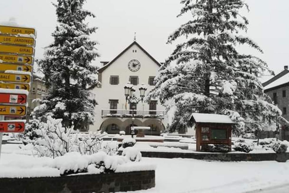 Temporal de nieve en la provincia de Huesca