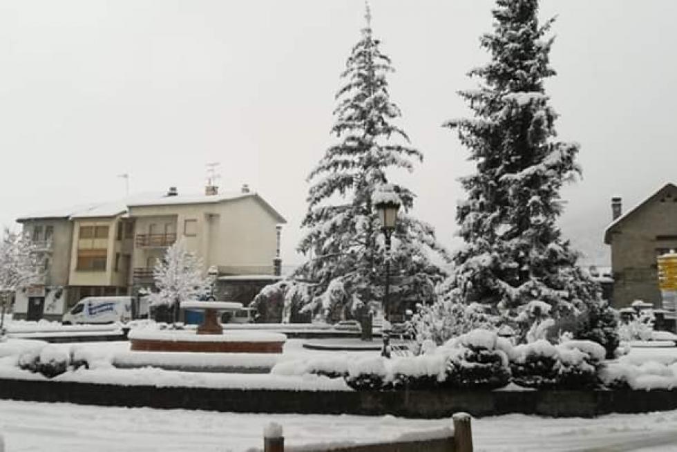 Temporal de nieve en la provincia de Huesca