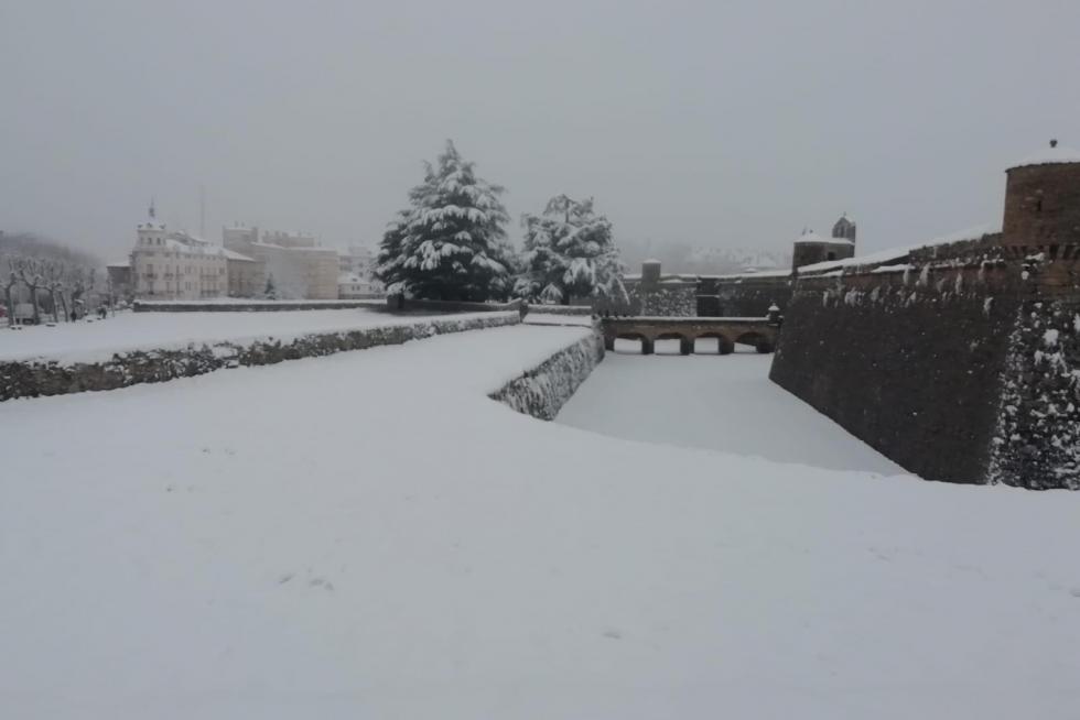 Temporal de nieve en la provincia de Huesca