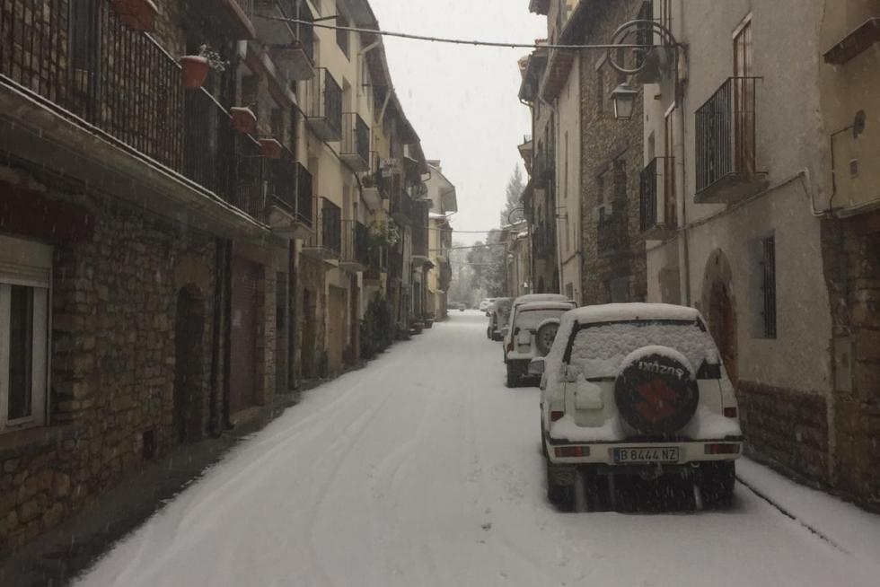 Temporal de nieve en la provincia de Huesca