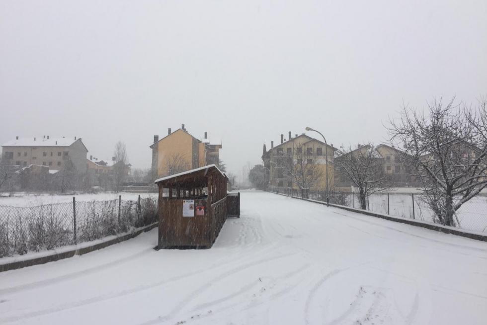 Temporal de nieve en la provincia de Huesca