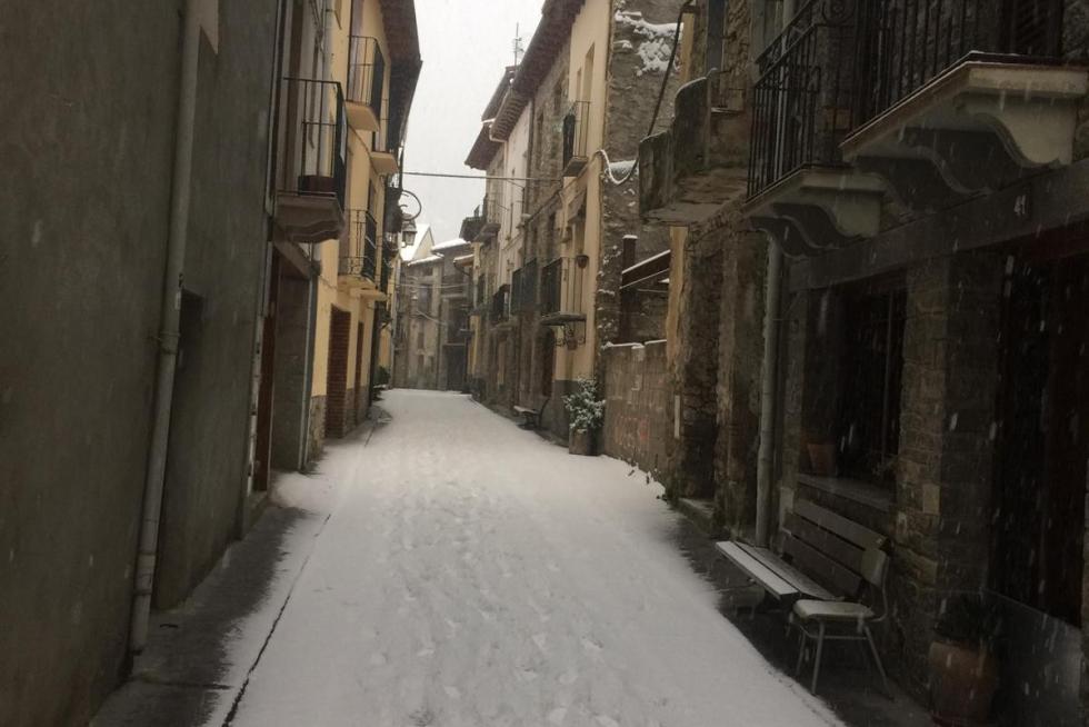 Temporal de nieve en la provincia de Huesca