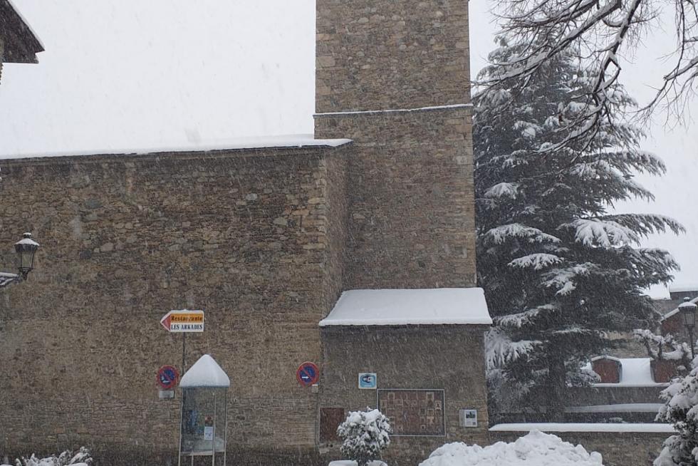 Temporal de nieve en la provincia de Huesca
