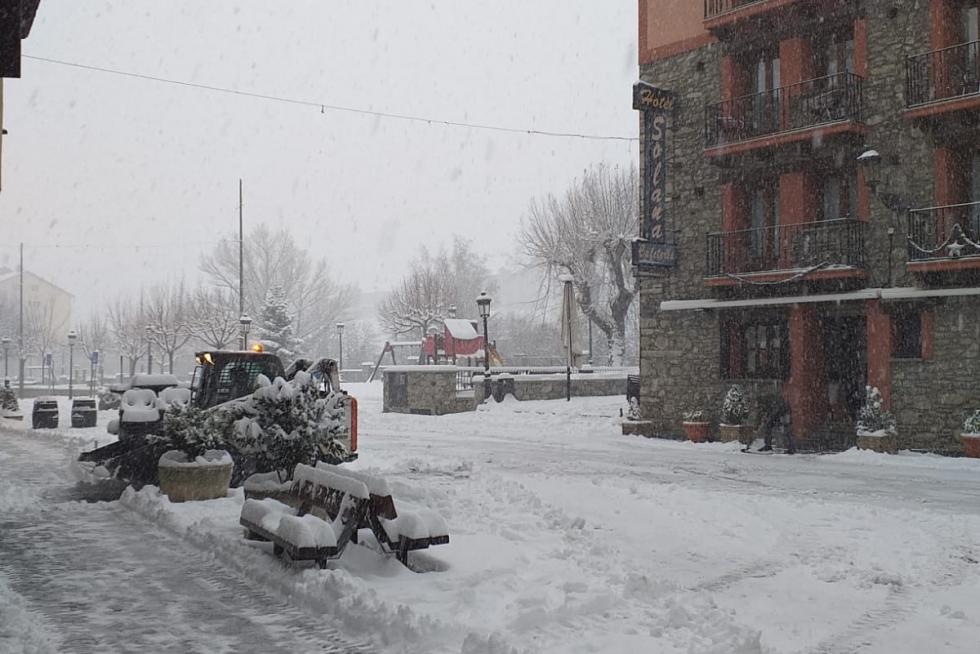 Temporal de nieve en la provincia de Huesca