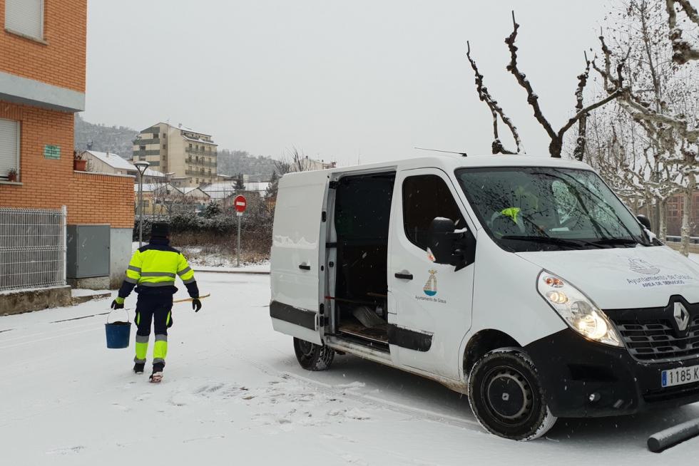 Temporal de nieve en la provincia de Huesca