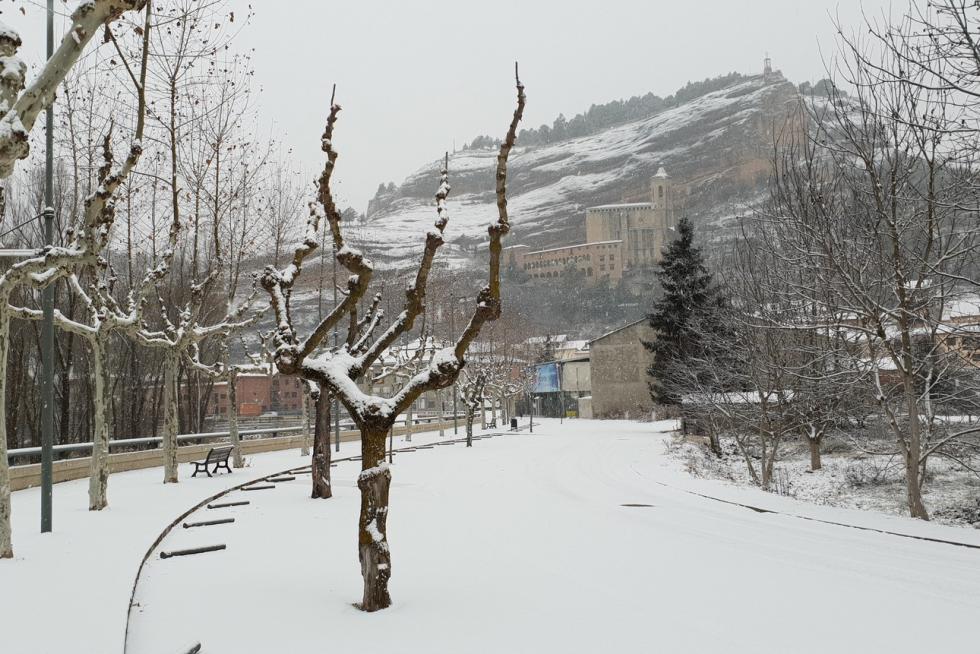 Temporal de nieve en la provincia de Huesca