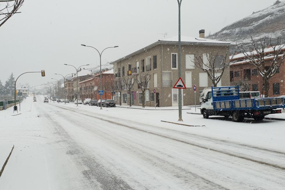 Temporal de nieve en la provincia de Huesca
