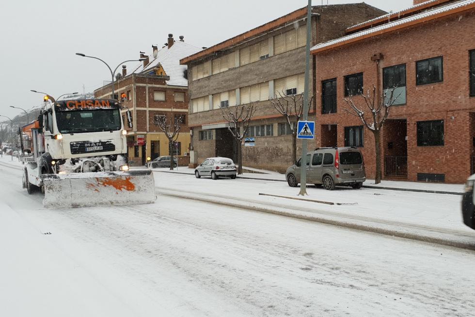 Temporal de nieve en la provincia de Huesca