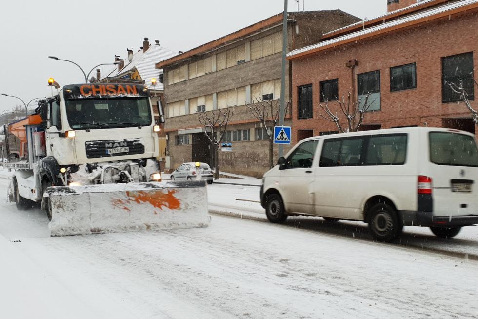 Temporal de nieve en la provincia de Huesca