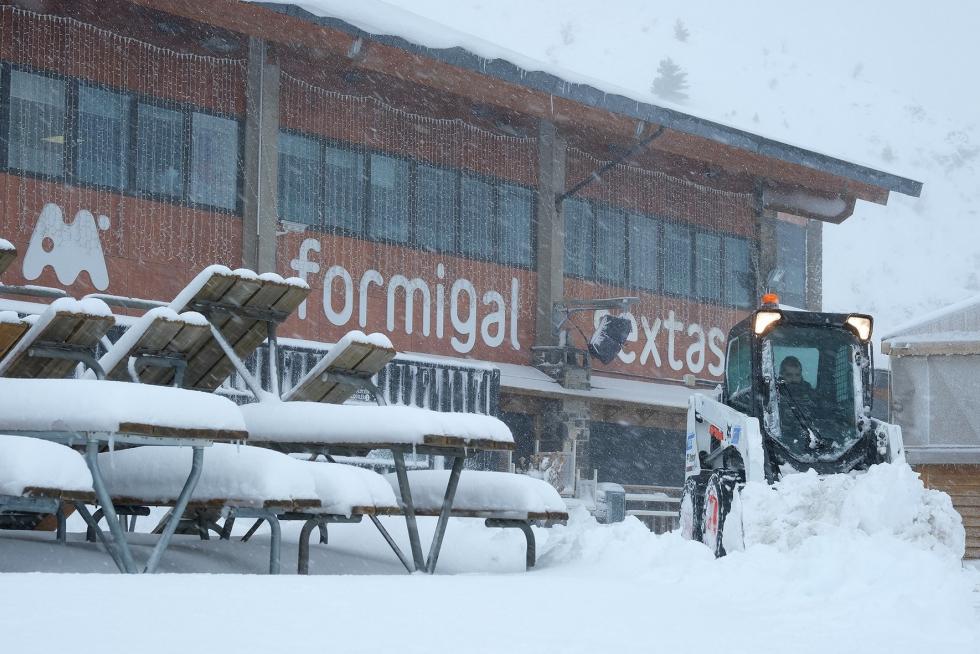 Temporal de nieve en la provincia de Huesca