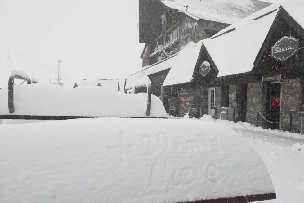 Temporal de nieve en la provincia de Huesca