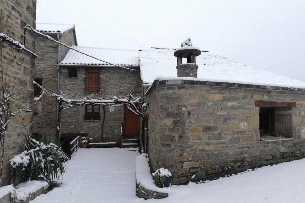 Temporal de nieve en la provincia de Huesca