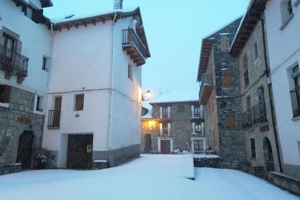 Temporal de nieve en la provincia de Huesca