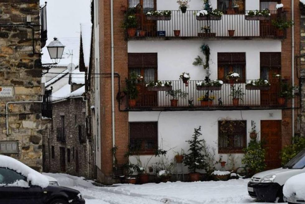 Temporal de nieve en la provincia de Huesca