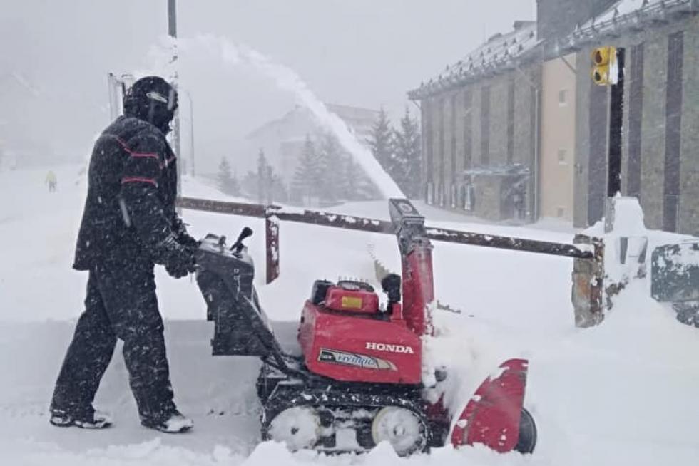 Temporal de nieve en la provincia de Huesca