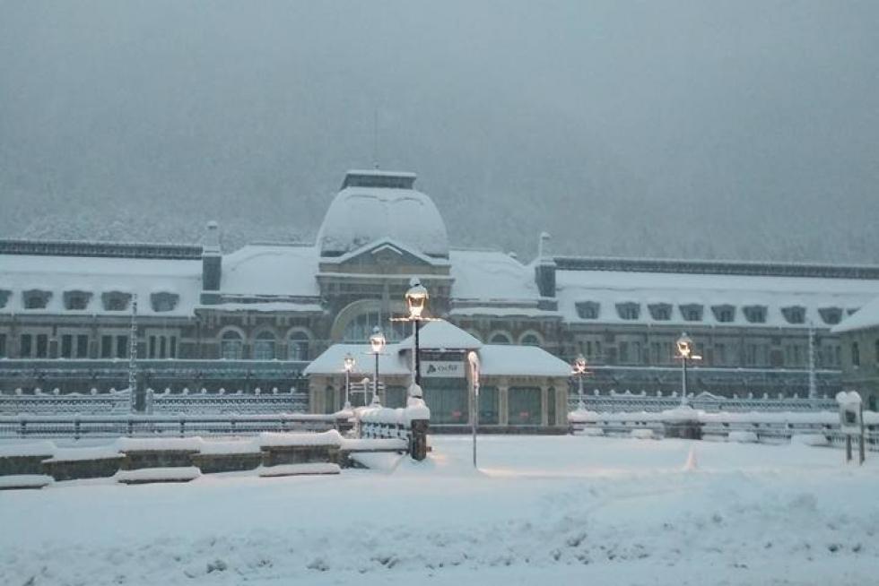 Temporal de nieve en la provincia de Huesca