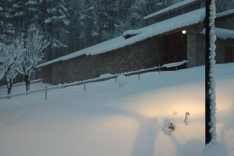 Temporal de nieve en la provincia de Huesca