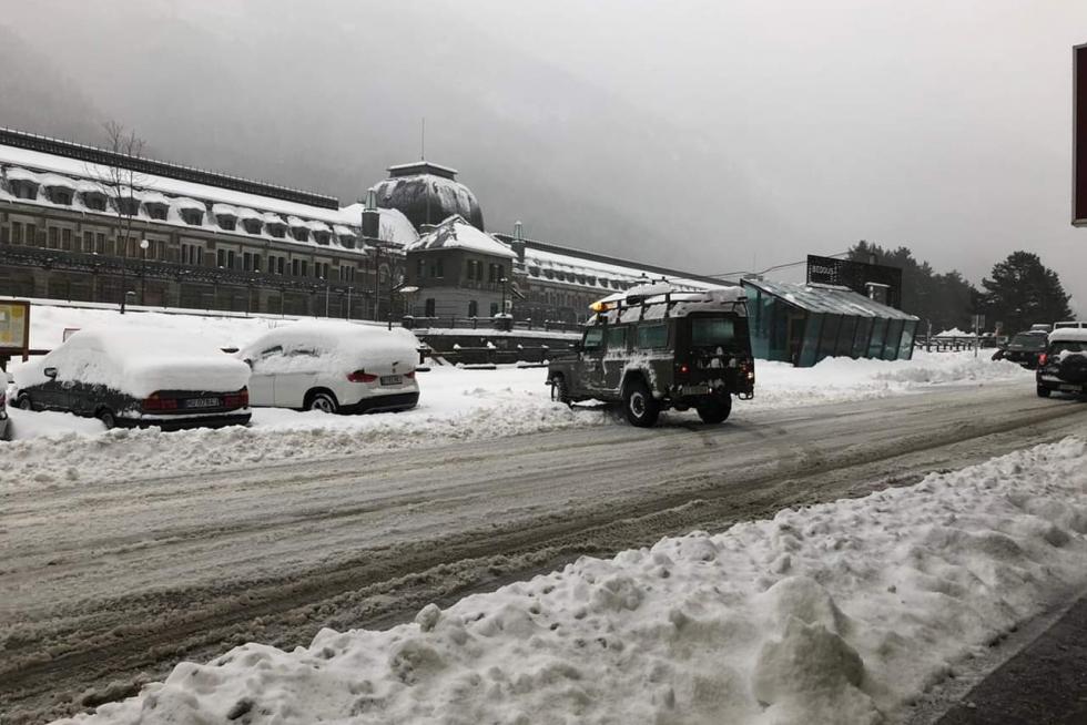 Temporal de nieve en la provincia de Huesca