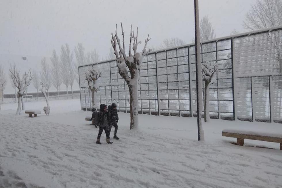 Temporal de nieve en la provincia de Huesca