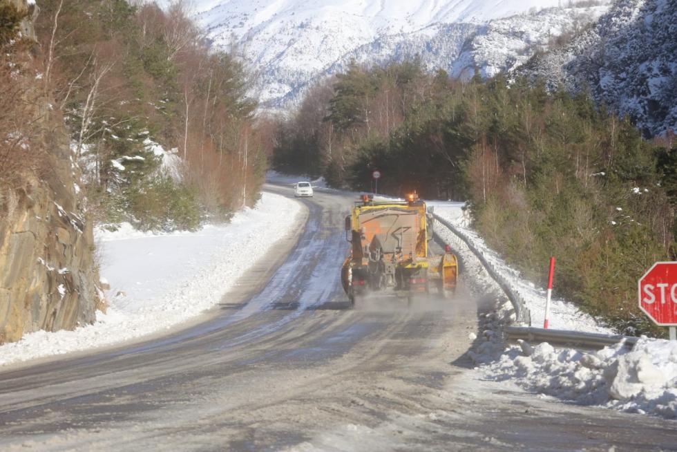 Nieve en el Alto Aragón este jueves 24 de enero
