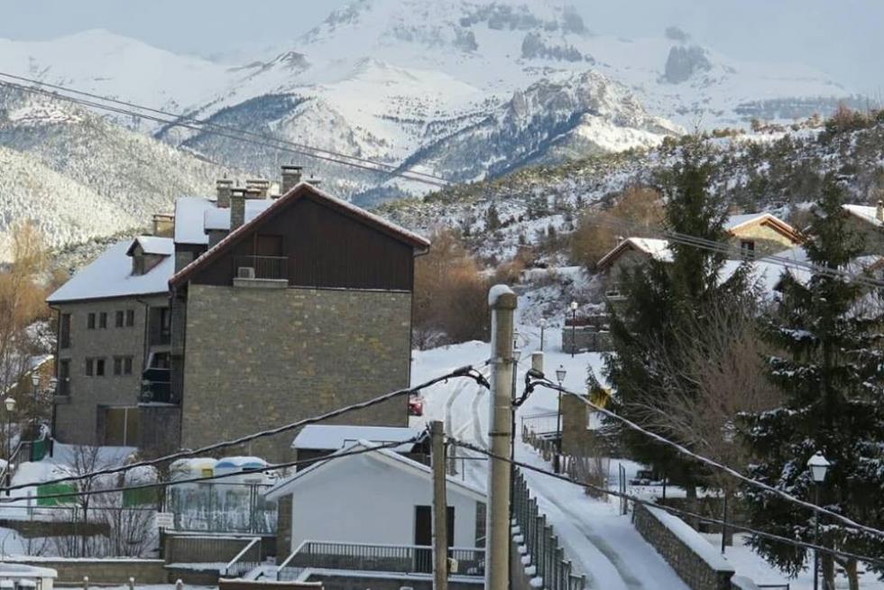 Nieve en el Alto Aragón este jueves 24 de enero