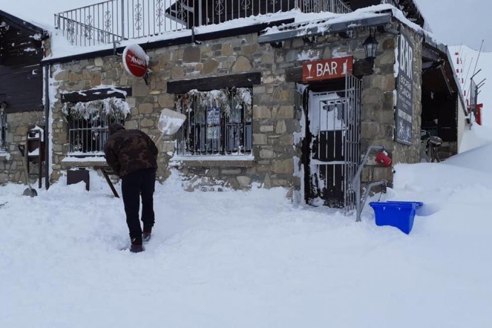 Nieve en el Alto Aragón este jueves 24 de enero