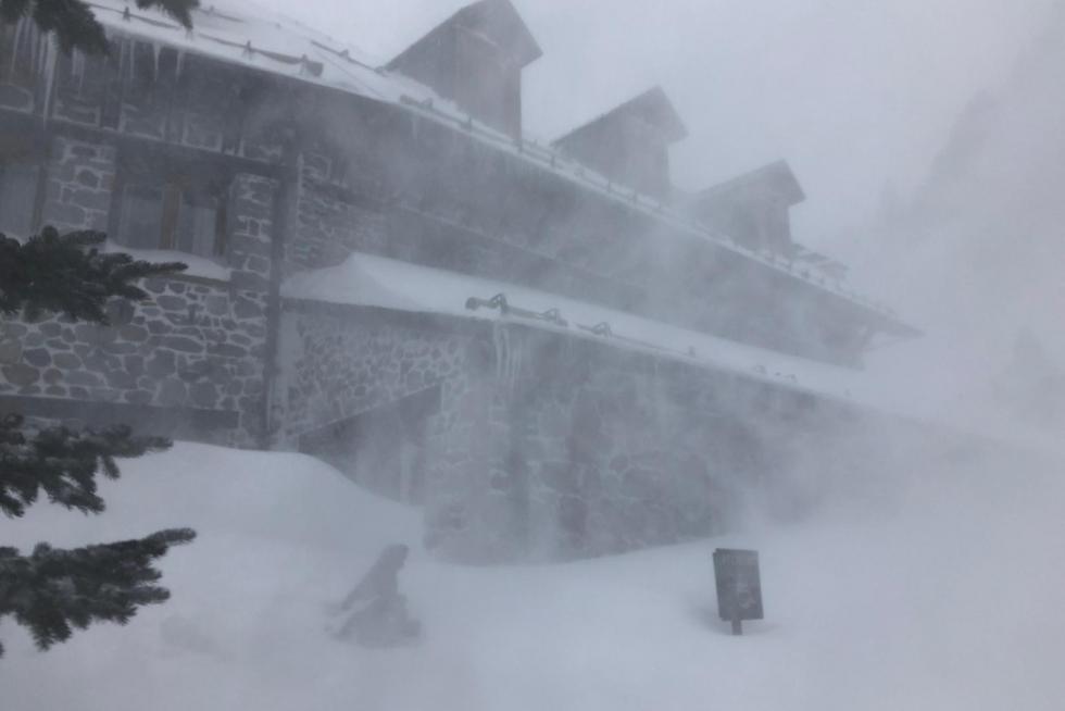 Nieve en el Alto Aragón este jueves 24 de enero