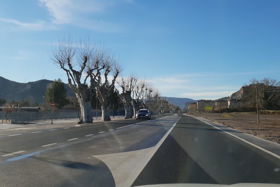 Nieve en el Alto Aragón este jueves 24 de enero