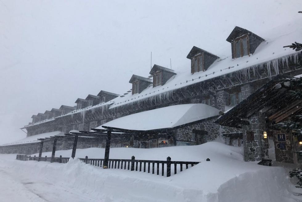 Nieve en el Alto Aragón este jueves 24 de enero